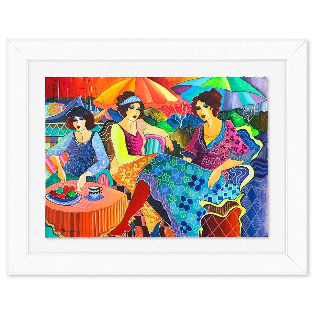 Patricia Govezensky- Original Watercolor on Paper "Flourishing Spirits" (1 of 2)