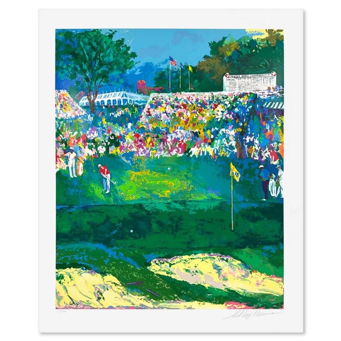 LeRoy Neiman (1921-2012), "Bethpage Black Course 2002 US Open" Limited Edition Serigraph, Numbered (1 of 2)