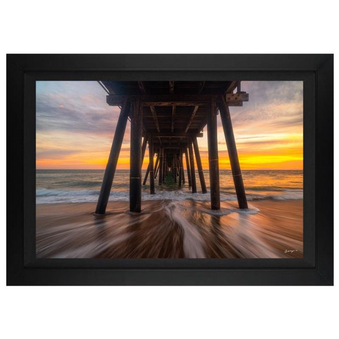 Jongas, "Determination" Framed Limited Edition on Canvas, Numbered and Hand Signed with Letter of (1 of 1)