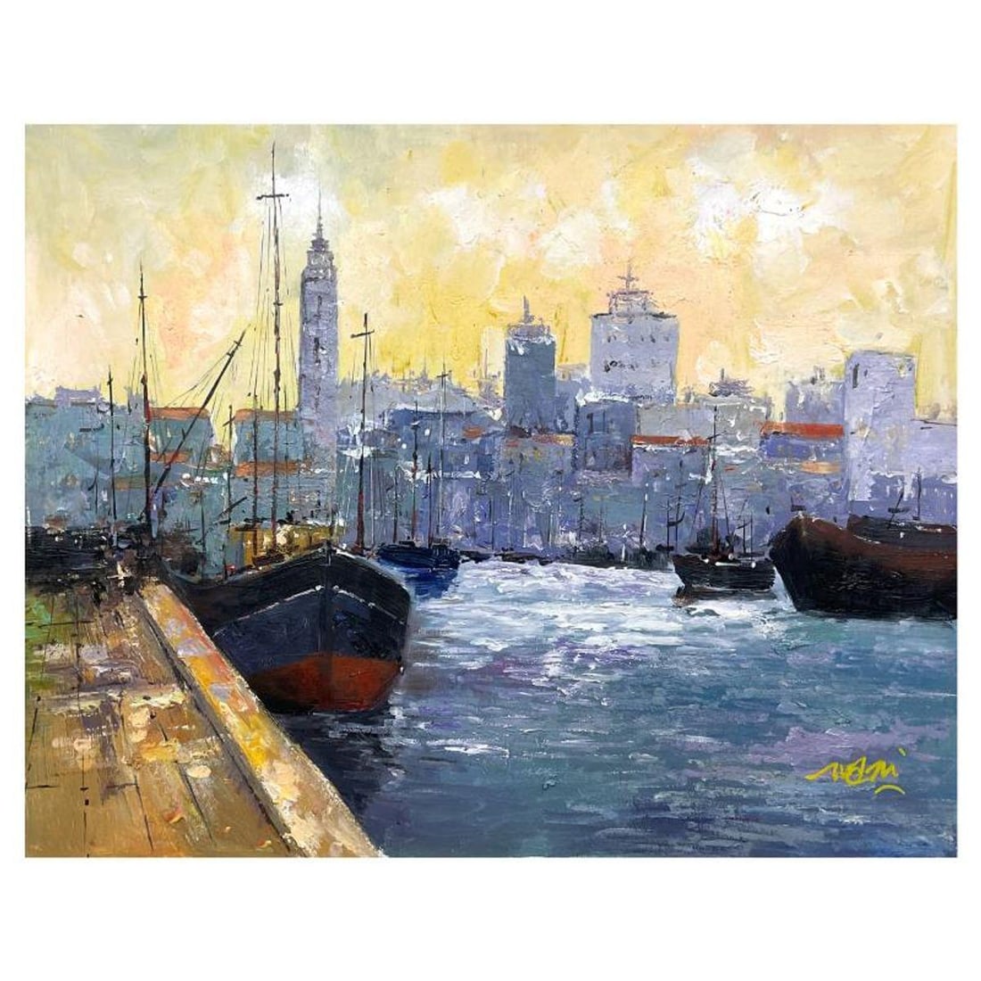 Mani, Original Acrylic Painting on Canvas, Hand Signed with Letter of Authenticity (1 of 2)