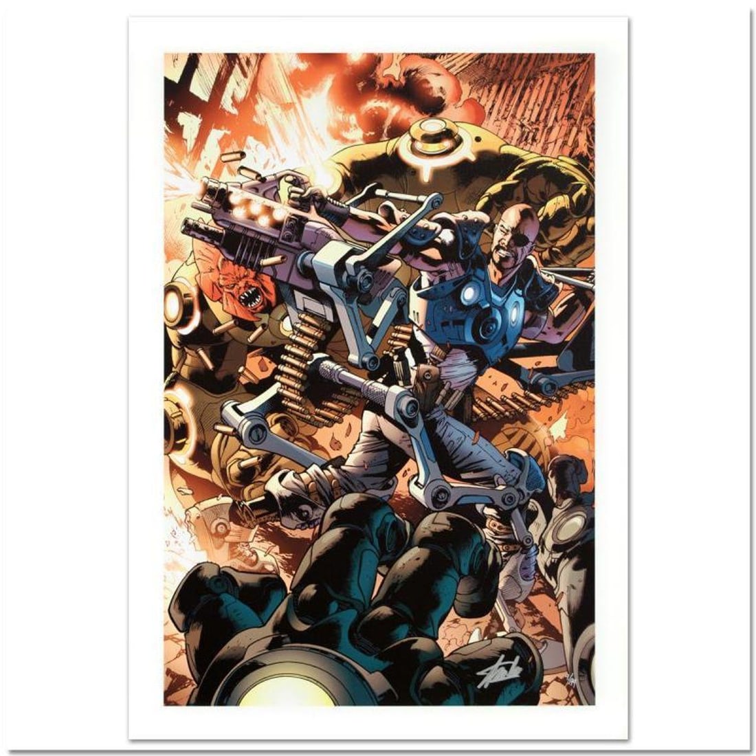 Stan Lee Signed, Marvel Comics "Ultimate Doom #1" Limited Edition Canvas 3/99 with Certificate of (1 of 1)