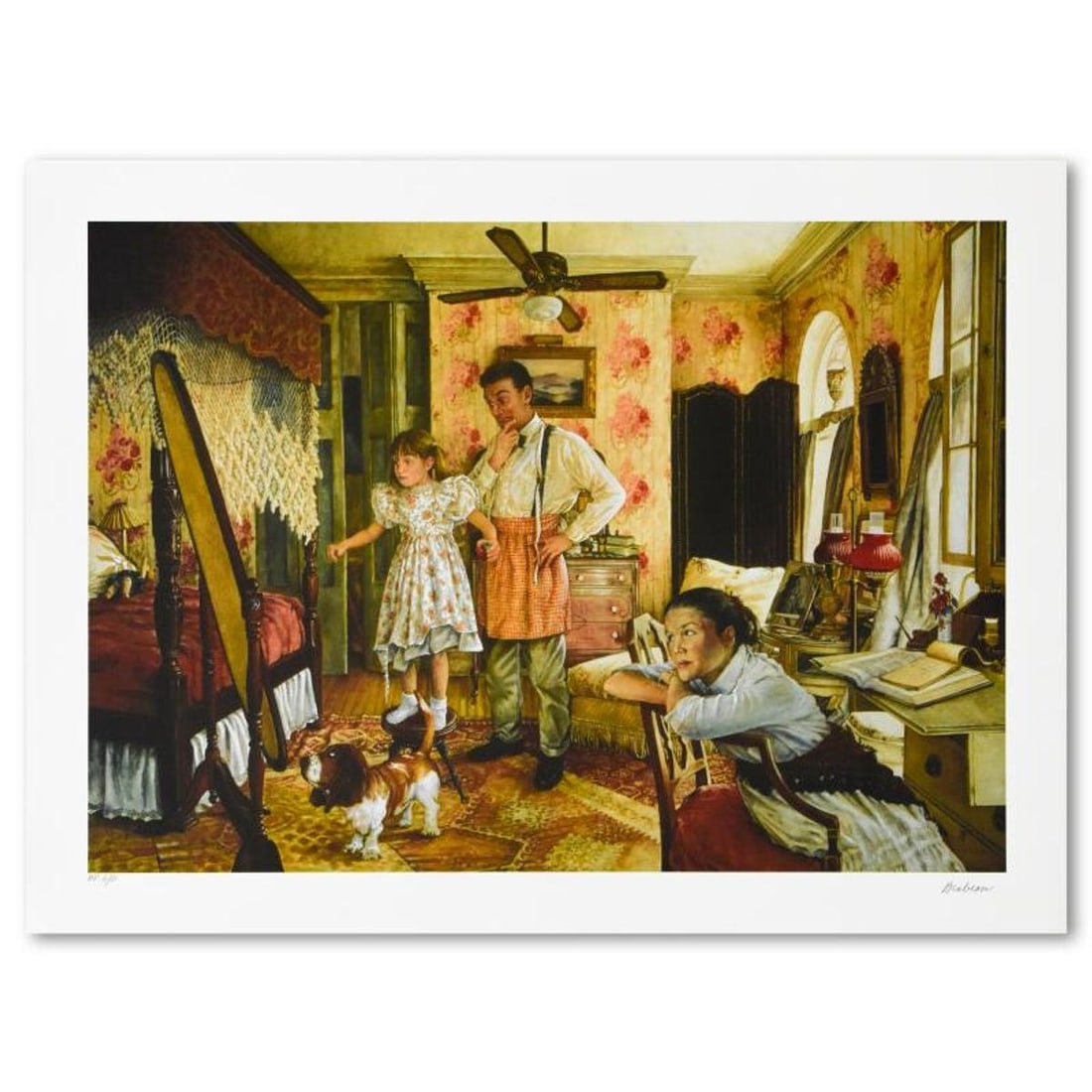 Susan Brabeau, "Not Quite Right" Limited Edition Seriolithogrpah, Numbered and Hand Signed with (1 of 2)