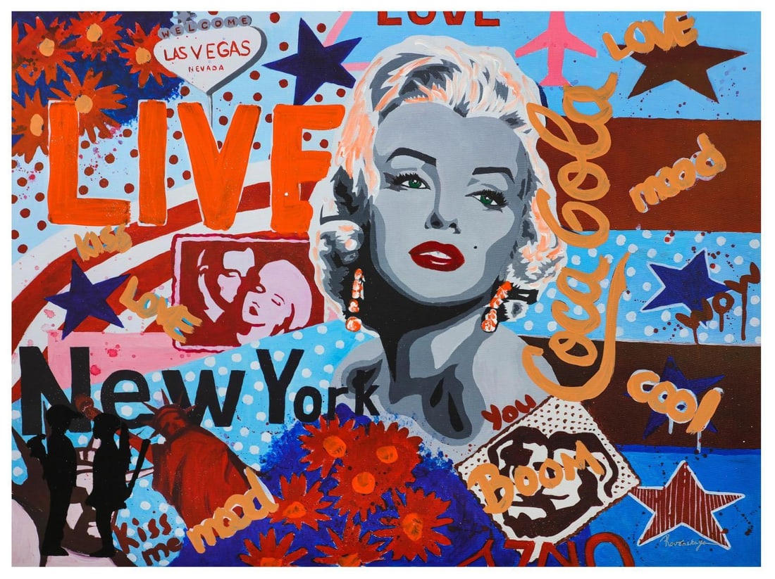 Nastya Rovenskaya- Mixed Media "Looking for Glory" (1 of 1)