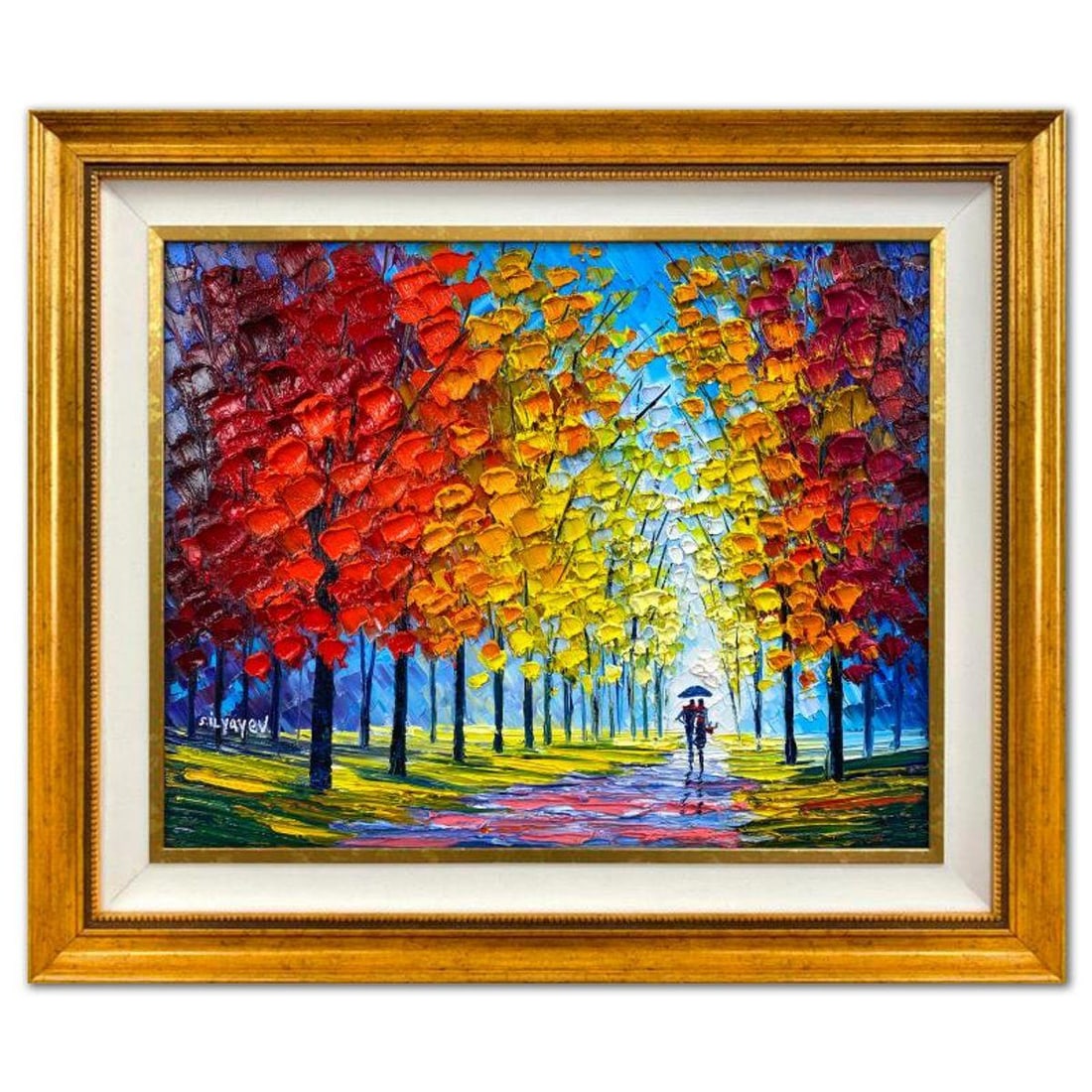 Slava Ilyayev, Framed Original Oil Painting on Canvas, Hand Signed with Letter of Authenticity.: This is an original oil painting on canvas by Slava Ilyayev, hand signed by the artist. This piece comes custom framed. Includes Letter of Authenticity. Measures approx. 22.5" x 26.5" (frame), 15.5" x