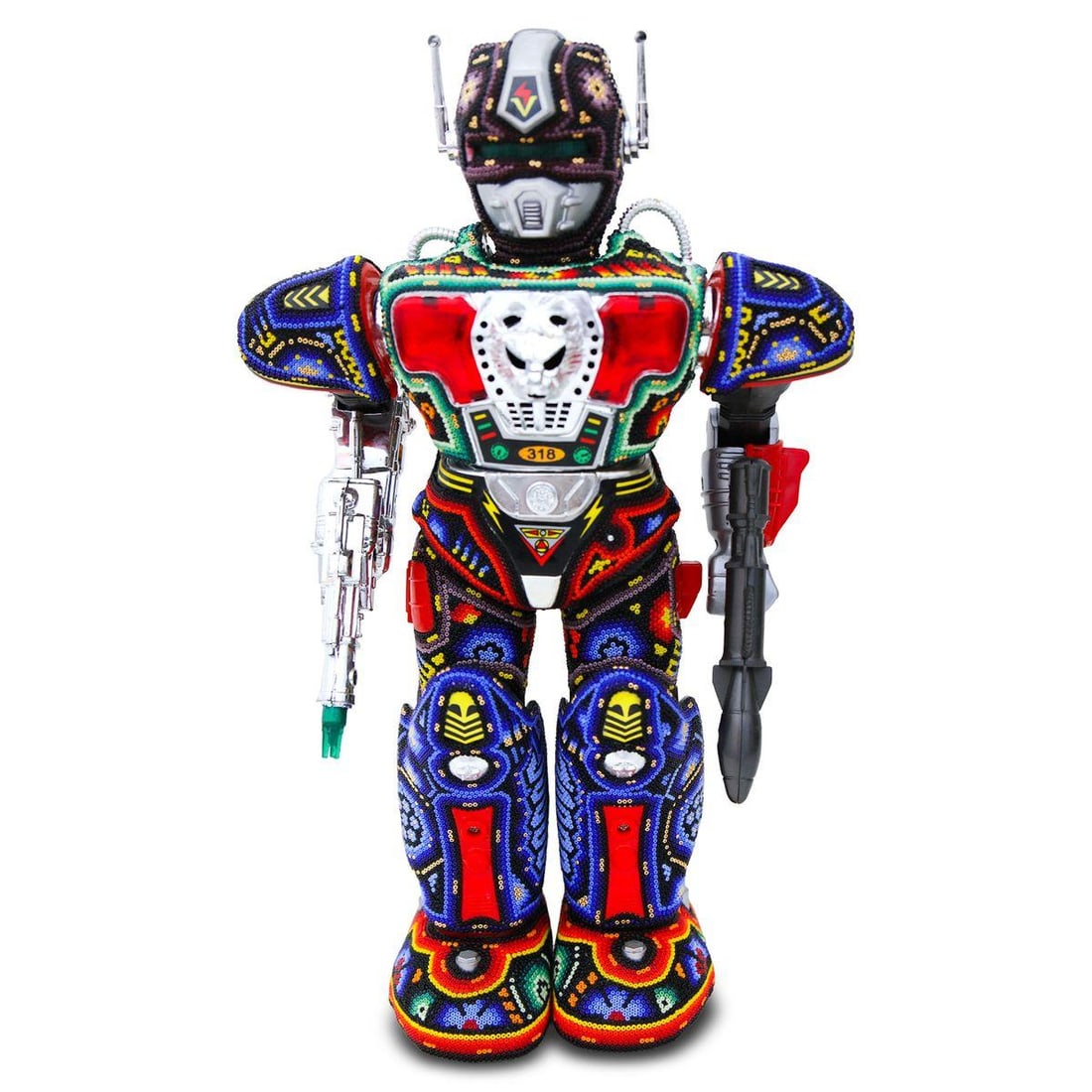 Rick Wolfryd- Original Mixed Media Sculpture "MR. Roboto" (1 of 5)