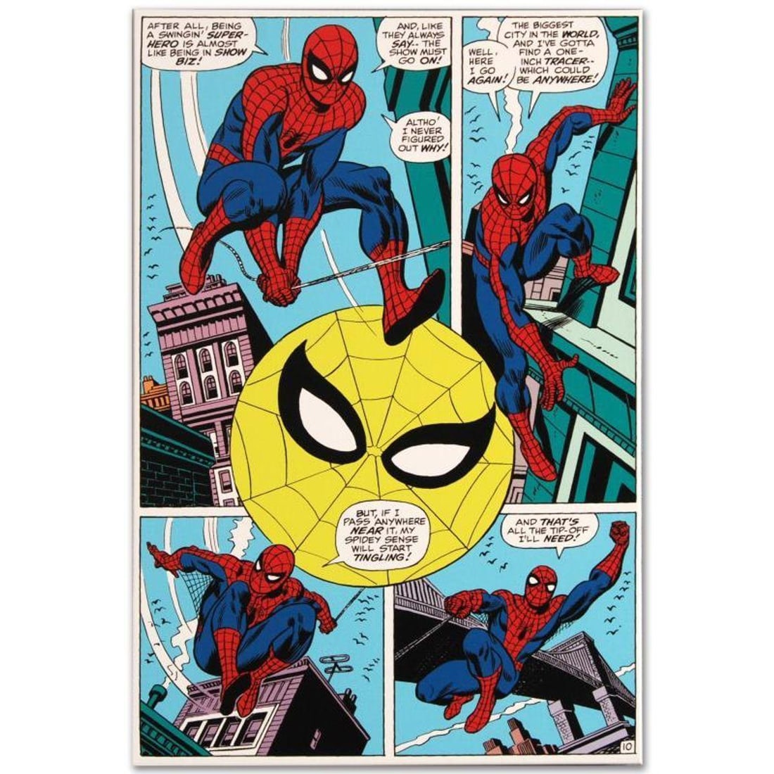 Marvel Comics "Amazing Spider-Man #90" Numbered Limited Edition Giclee on Canvas by Gil Kane with: A piece of comic book history, this limited edition, from original art by Gil Kane, depicts a classic comic strip starring Spider-Man. Eli Katz (April 6, 1926 ââââââ‚¬Å¡¬Å¡¬" January 31