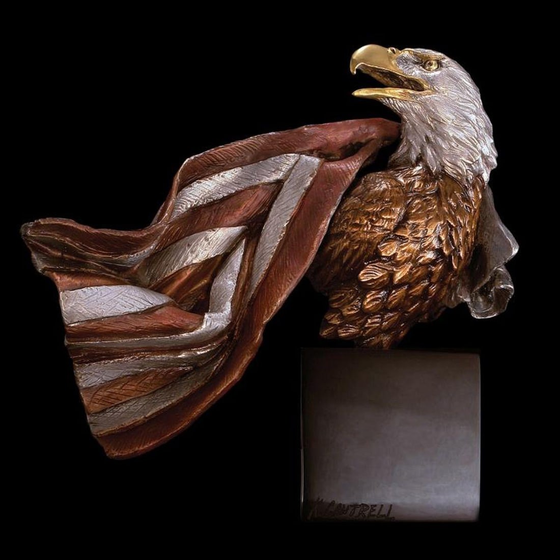 Kitty Cantrell, "Symbols Of Honor" Limited Edition Mixed Media Lucite Sculpture with COA. (1 of 1)