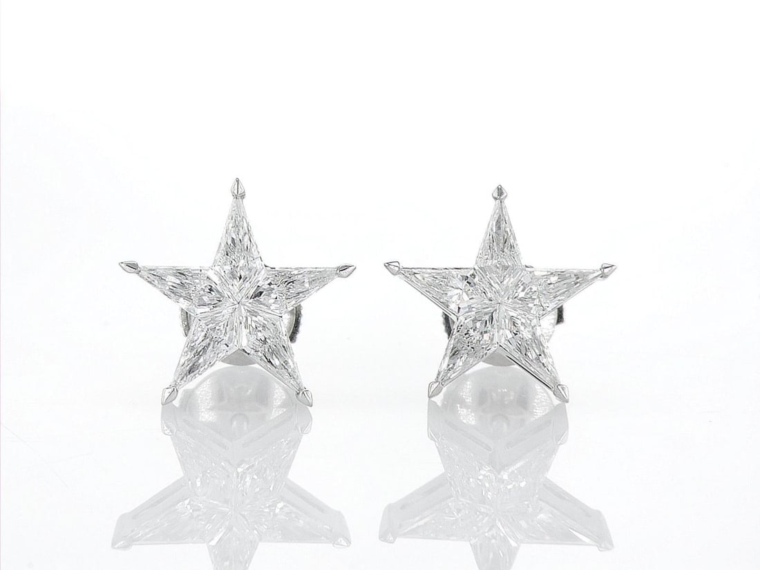 18kt White Gold 1.3ctw Diamond Earrings (1 of 2)
