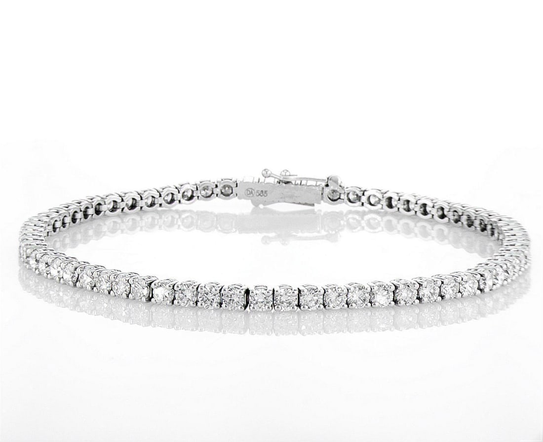 14kt White Gold 4.88ctw Diamond Bracelet (1 of 2)