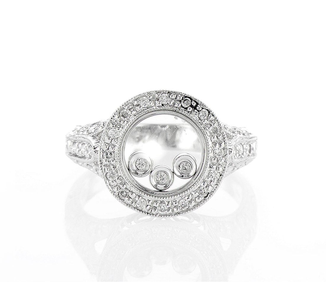 18kt White Gold 0.23ctw Diamond Ring (1 of 2)