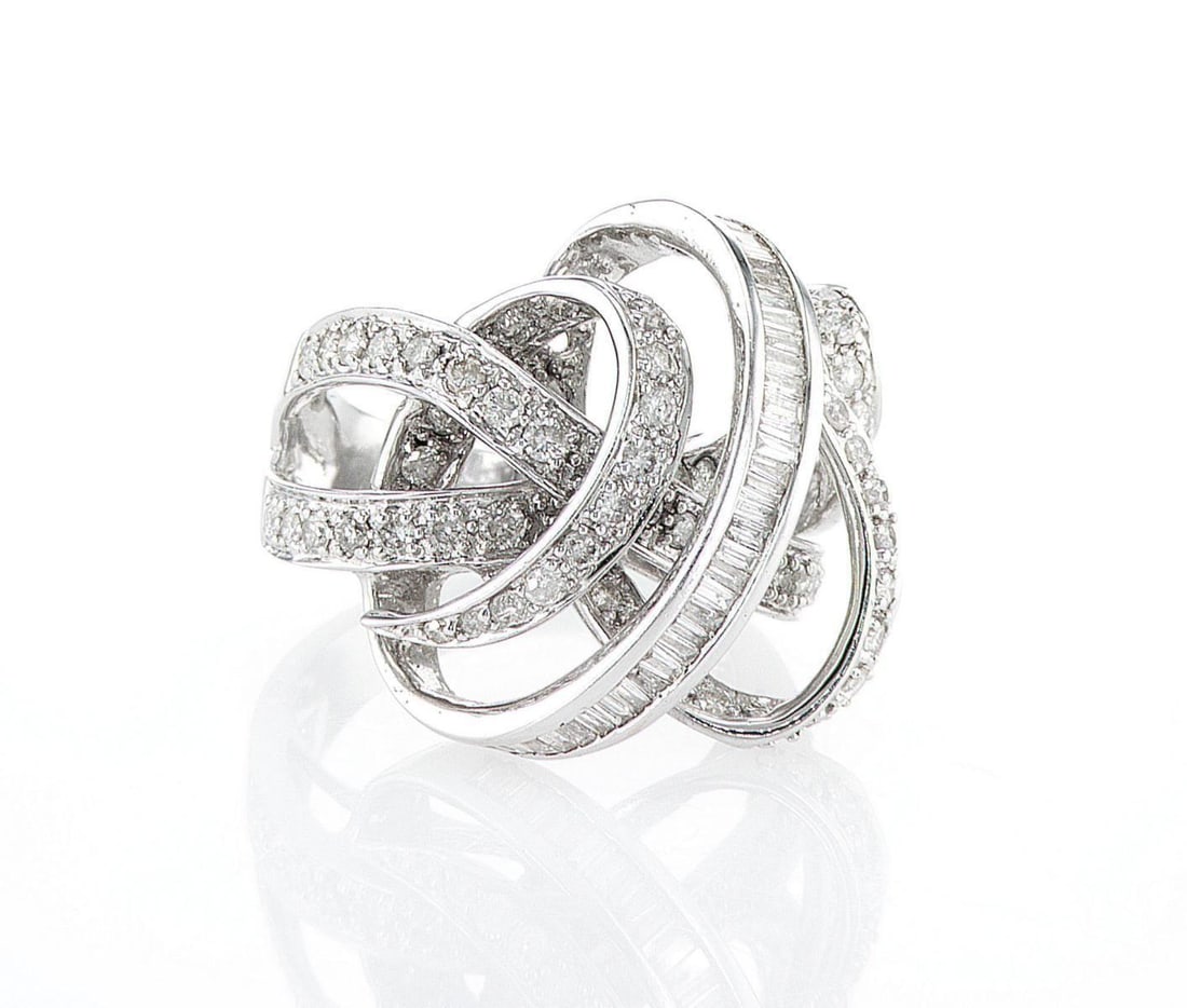 18kt White Gold 1.74ctw Diamond Ring (1 of 2)