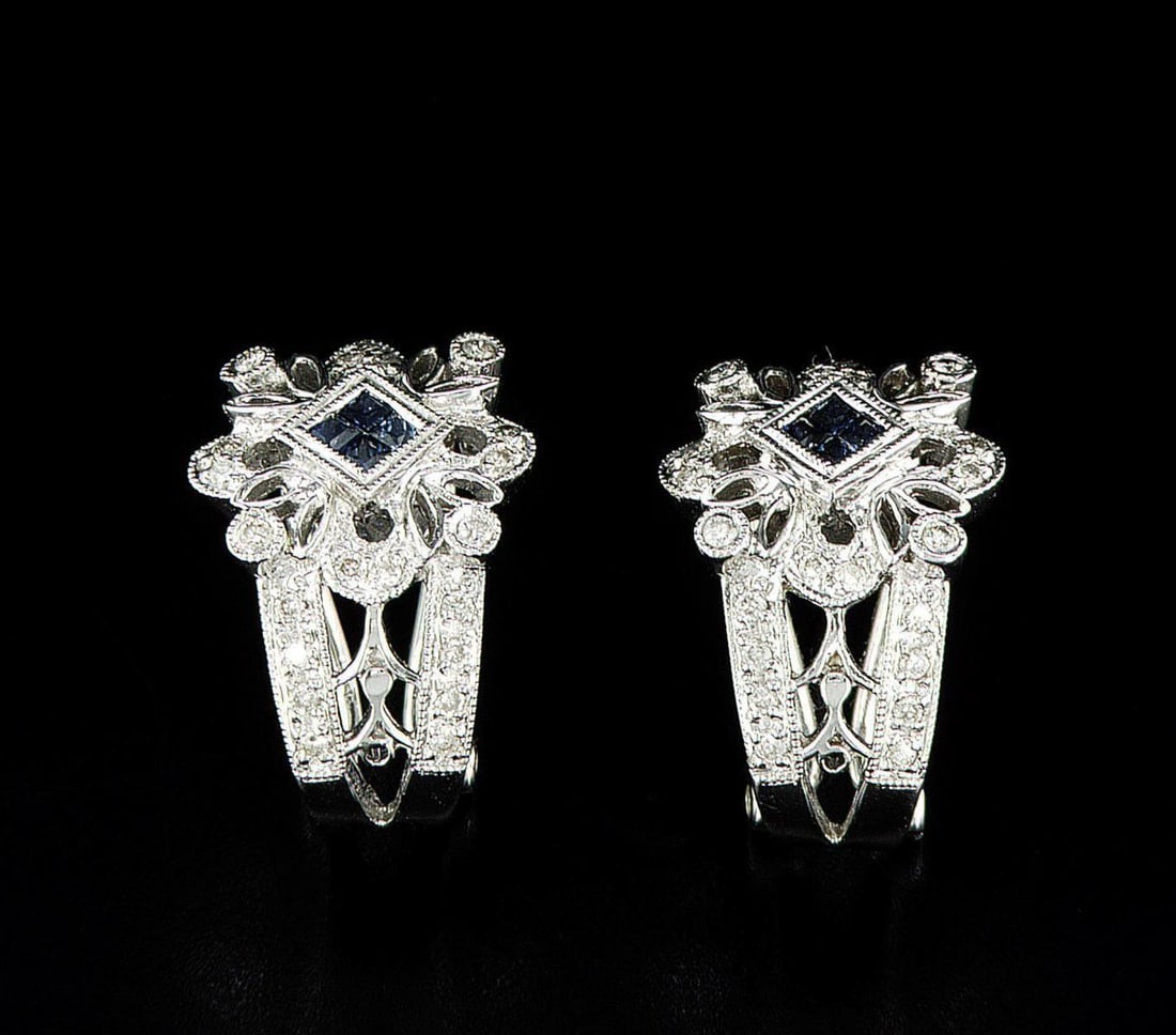14kt White Gold 0.4ctw Diamond Earrings (1 of 2)