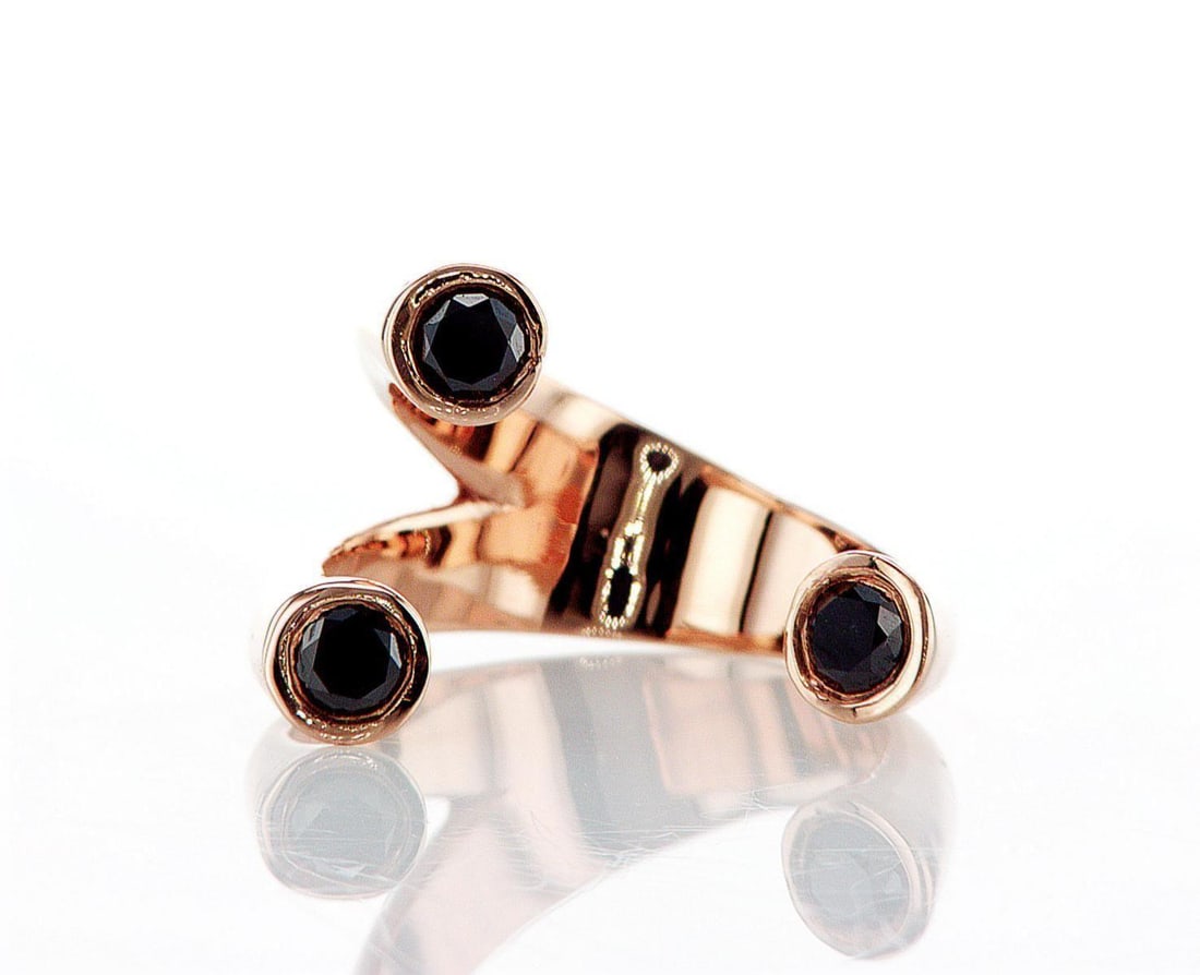 14kt Rose Gold Diamond Ring (1 of 1)