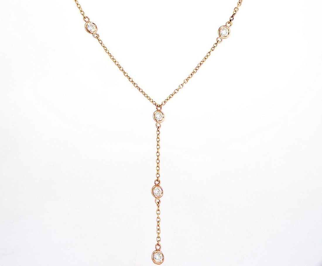 14kt Rose Gold 0.42ctw Diamond Pendant (1 of 2)