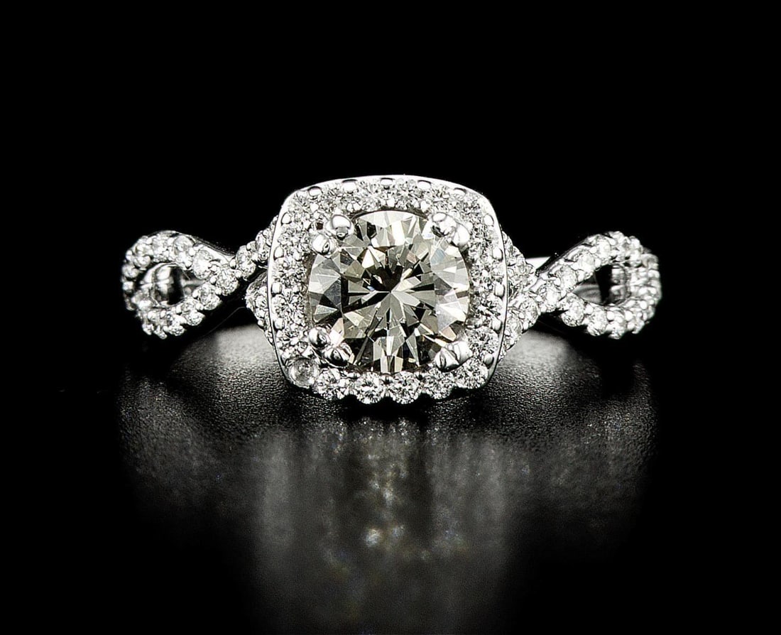 14kt White Gold 1.7ctw Diamond Ring (1 of 2)