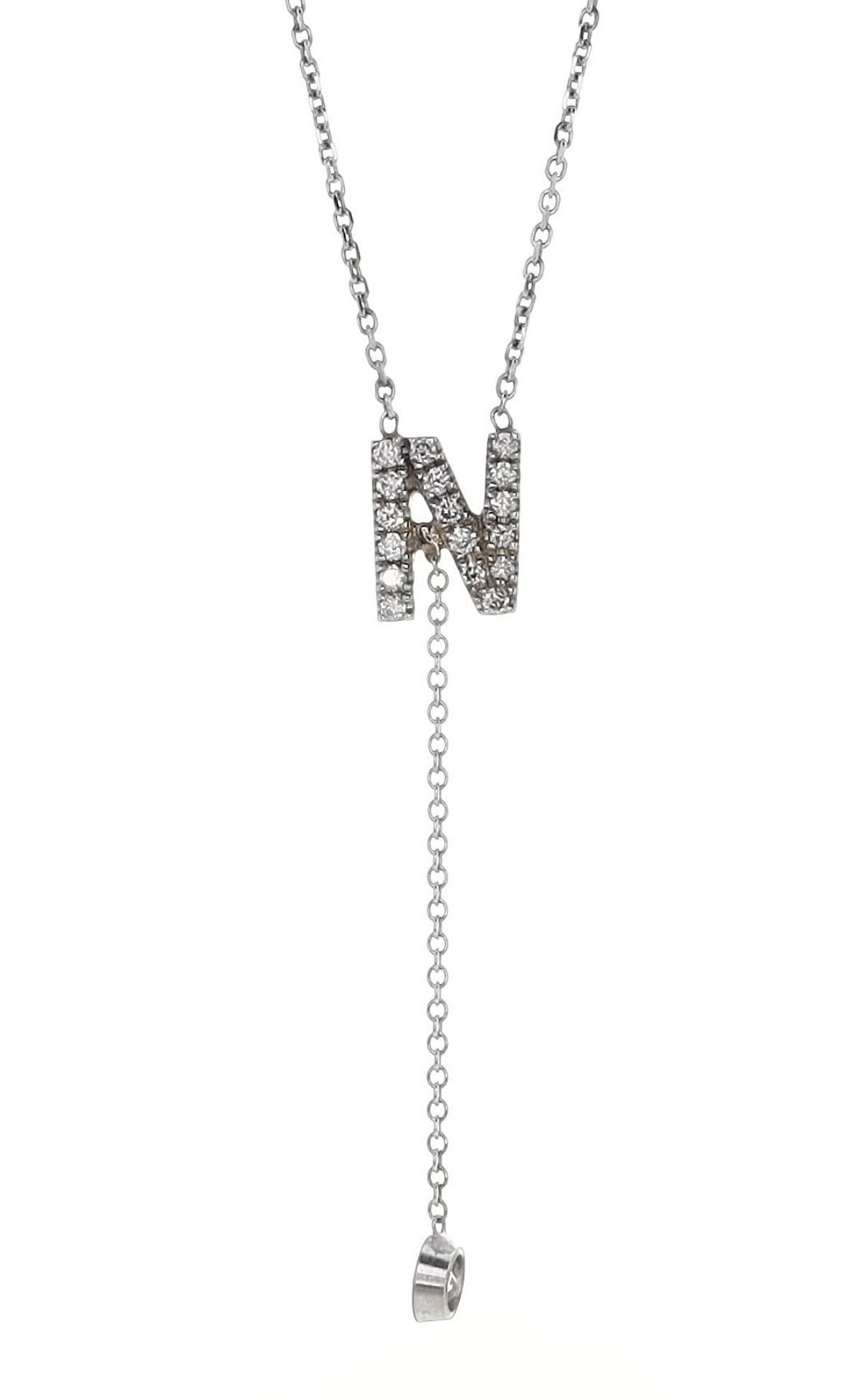14kt White Gold 0.27ctw Diamond Necklace (1 of 5)