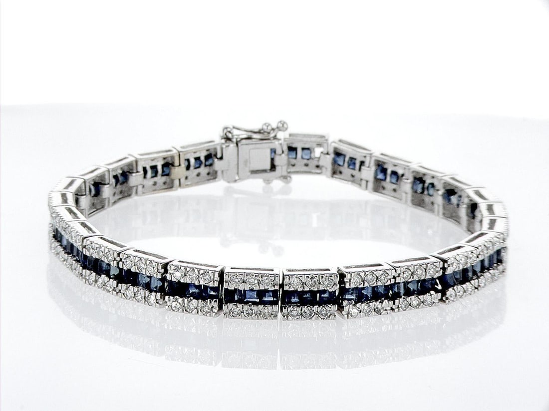 14kt White Gold 2.34ctw Diamond Tennis Bracelet (1 of 2)