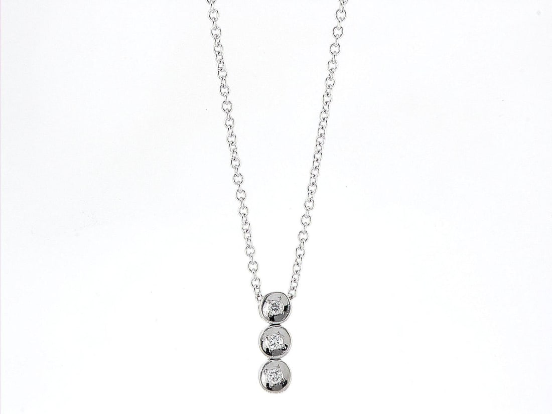 14kt White Gold 0.04ctw Diamond Pendant (1 of 2)