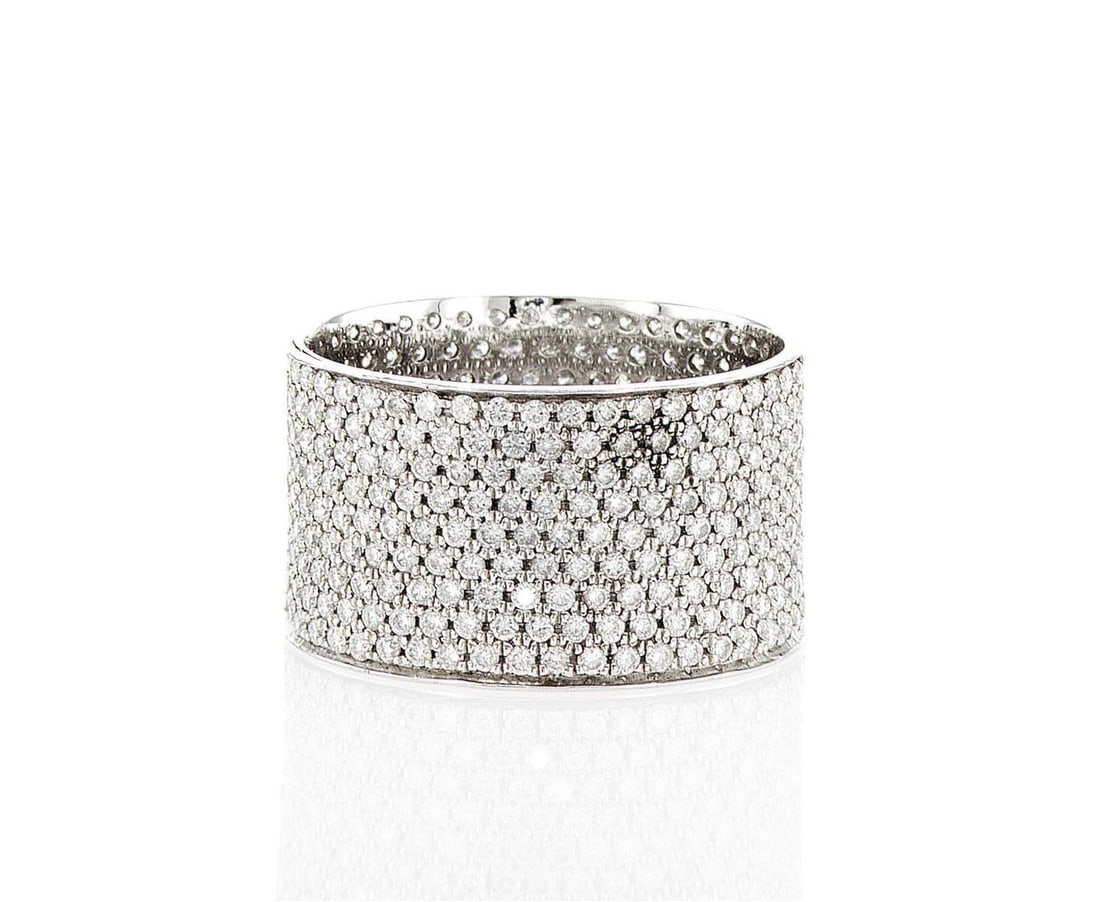 18kt White Gold 2.96ctw Diamond Ring (1 of 1)