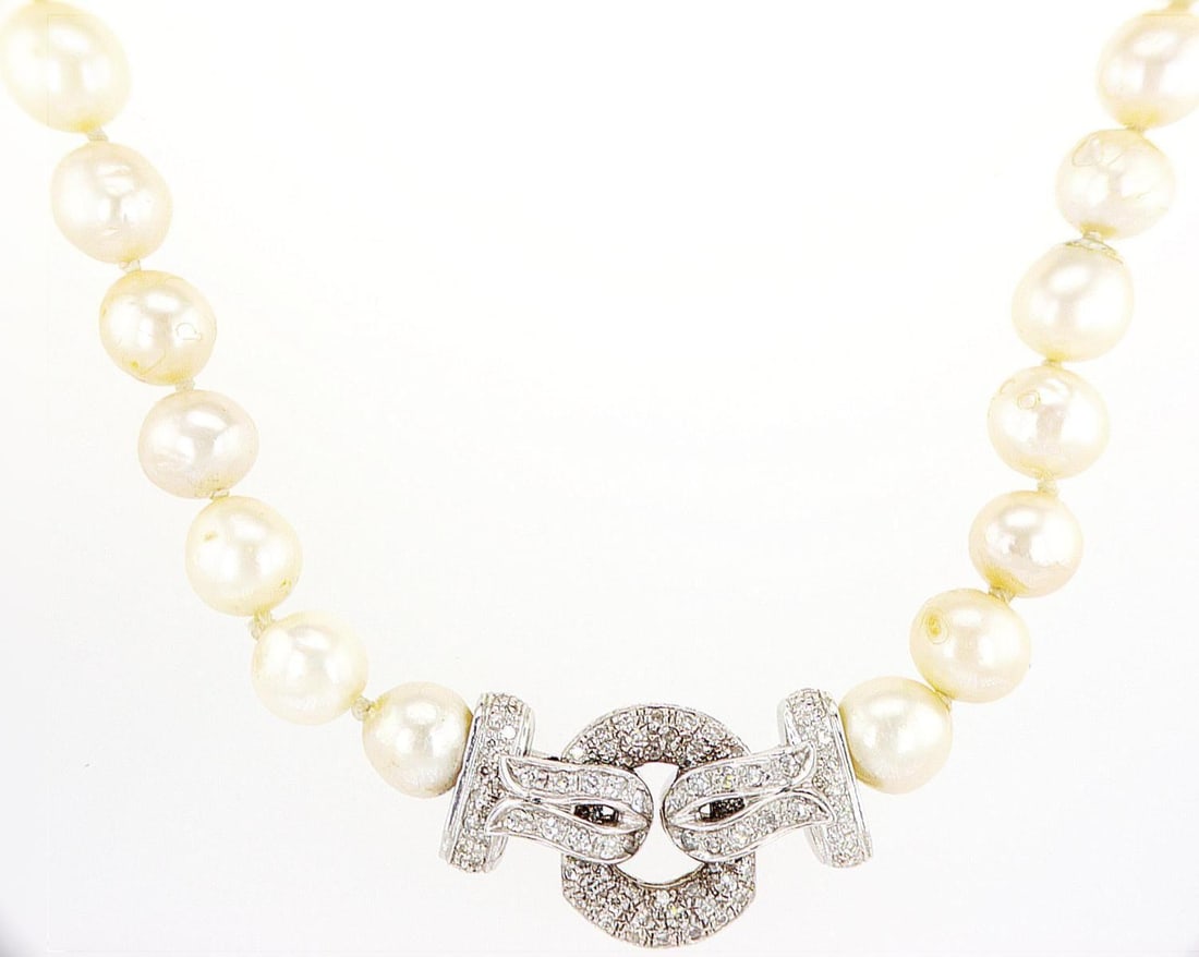 18kt White Gold 1ctw Diamond Necklace (1 of 2)