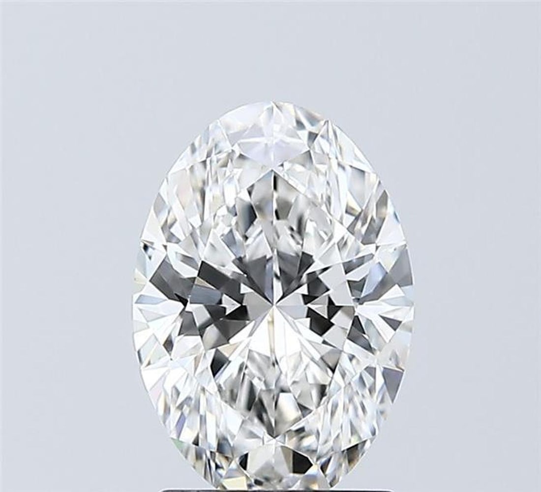 Lab Grown 2.08 ct, Color E/VVS2 IGI Graded Diamond: Lab/Natural Diamond: Lab Carat Weight: 2.08 Color Grade: E Clarity Grade: VVS2 Model: Oval Fluorescence: N Polish: EXCELLENT Symmetry: EXCELLENT Depth: 62.3 Table: 60 Size: 10.53-7.24-4.51 Certificate