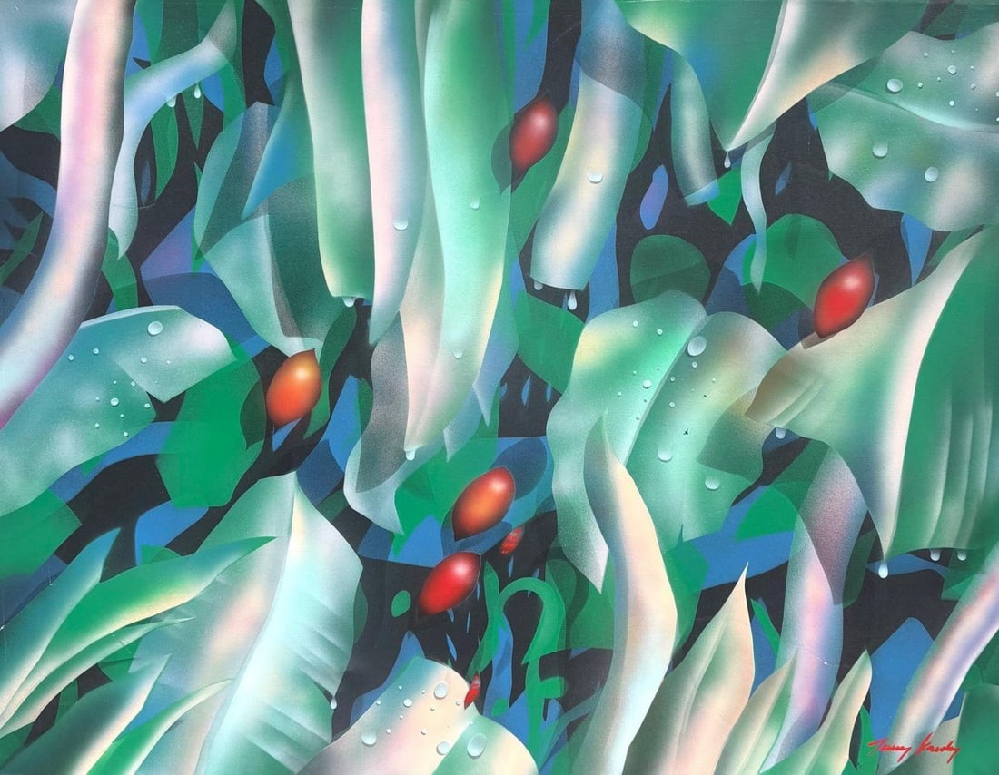 Jerry K- Original Painting on canvas: Artist: Jerry K. Medium: Original Painting on canvas. Size: 36" x 48". Signature: Hand Signed. Reference#: A-30903.