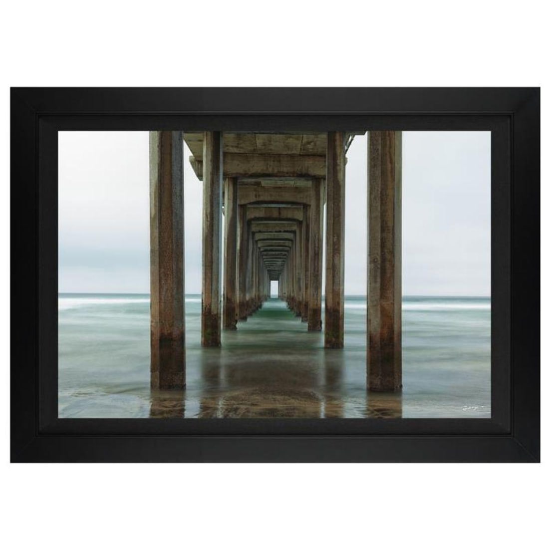 Jongas, "Icy Dreams" Framed Limited Edition on Canvas, Numbered and Hand Signed with Letter of (1 of 1)