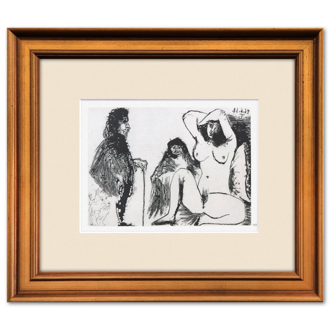 After Pablo Picasso- Offset Lithograph "From The 347 Series" (1 of 2)