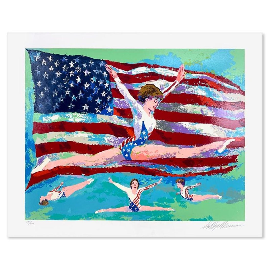 LeRoy Neiman (1921-2012), "Golden Girl" Limited Edition Serigraph, Numbered 330/500 and Hand Signed (1 of 2)