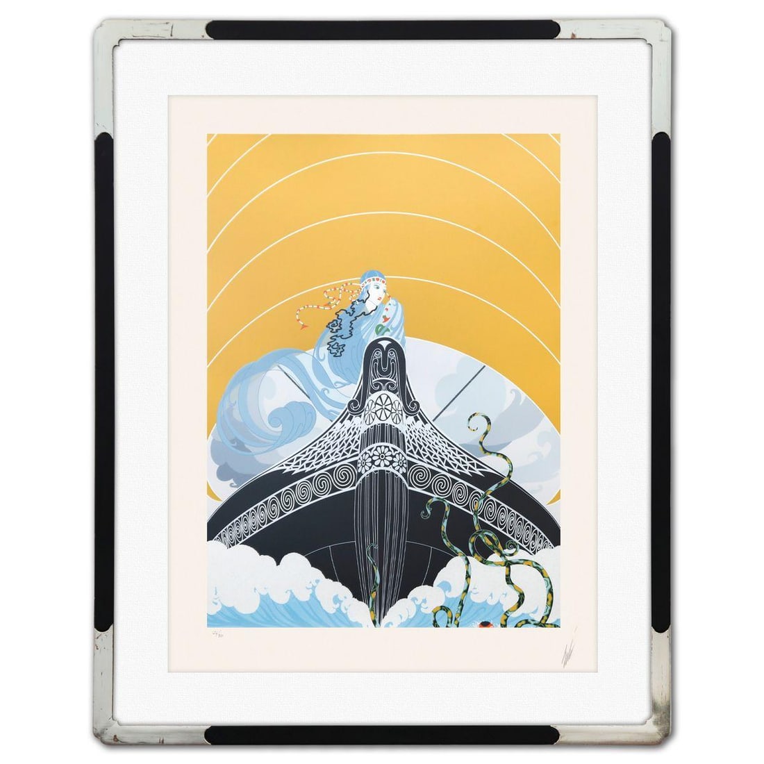 Erte- Serigraph "The Surprises of the Sea" (1 of 4)