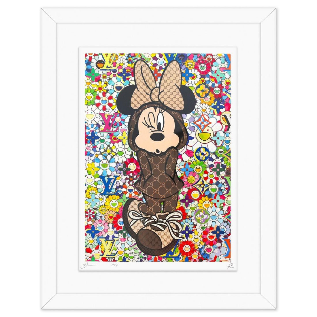 Death NYC- Fine art Print: Artist: Death NYC. Medium: Fine art Print. Size: 18" x 12". Measures approx. 24" x 19" (framed). Signature: Hand signed and numbered. Certificate of Authenticity: Is included. Reference#: 49197.