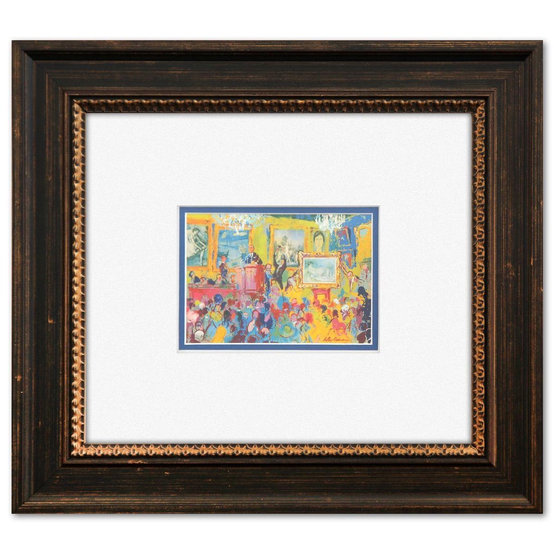Leroy Neiman- Offset Lithograph: Artist: Leroy Neiman. Medium: Offset Lithograph. Size: 5" x 7". Measures approx. 17" x 19" (framed). Signature: Signed in plate. Reference#: 84853.
