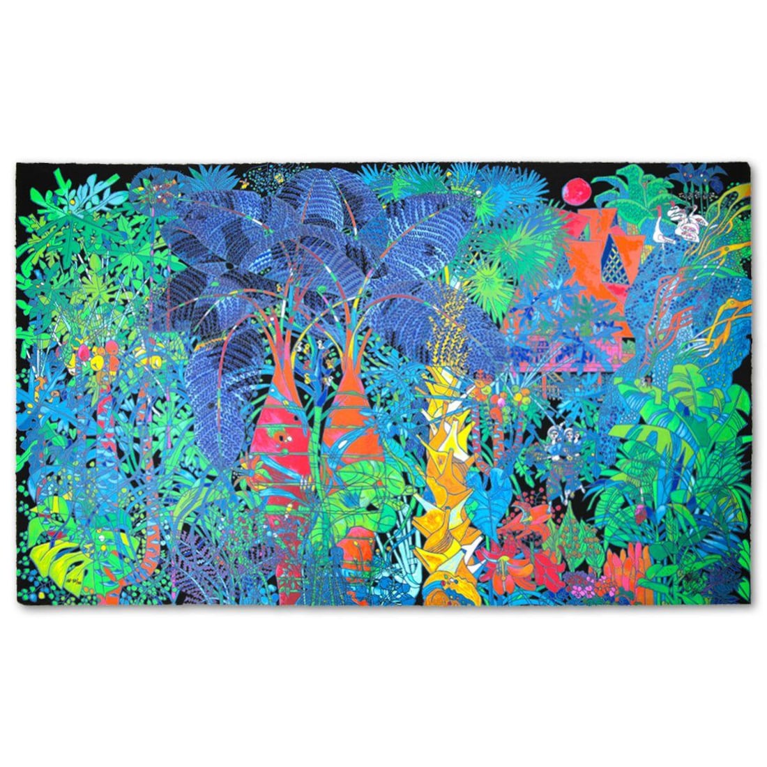 Jian Tie Feng- Silkscreen "Lovers Tree" (1 of 4)