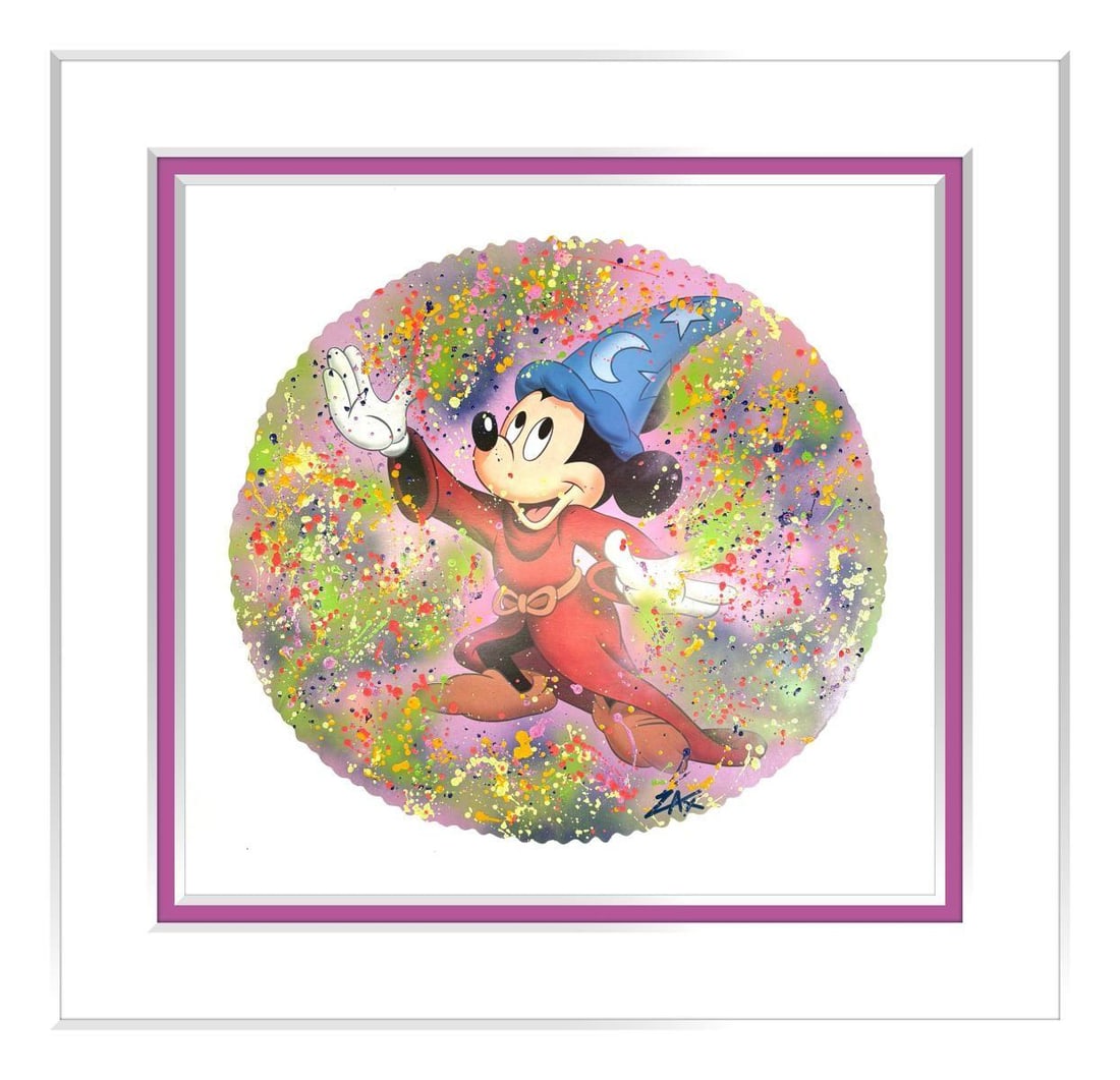 E.M ZAX- 1/1 unique mixed media on paper (1 of 2)