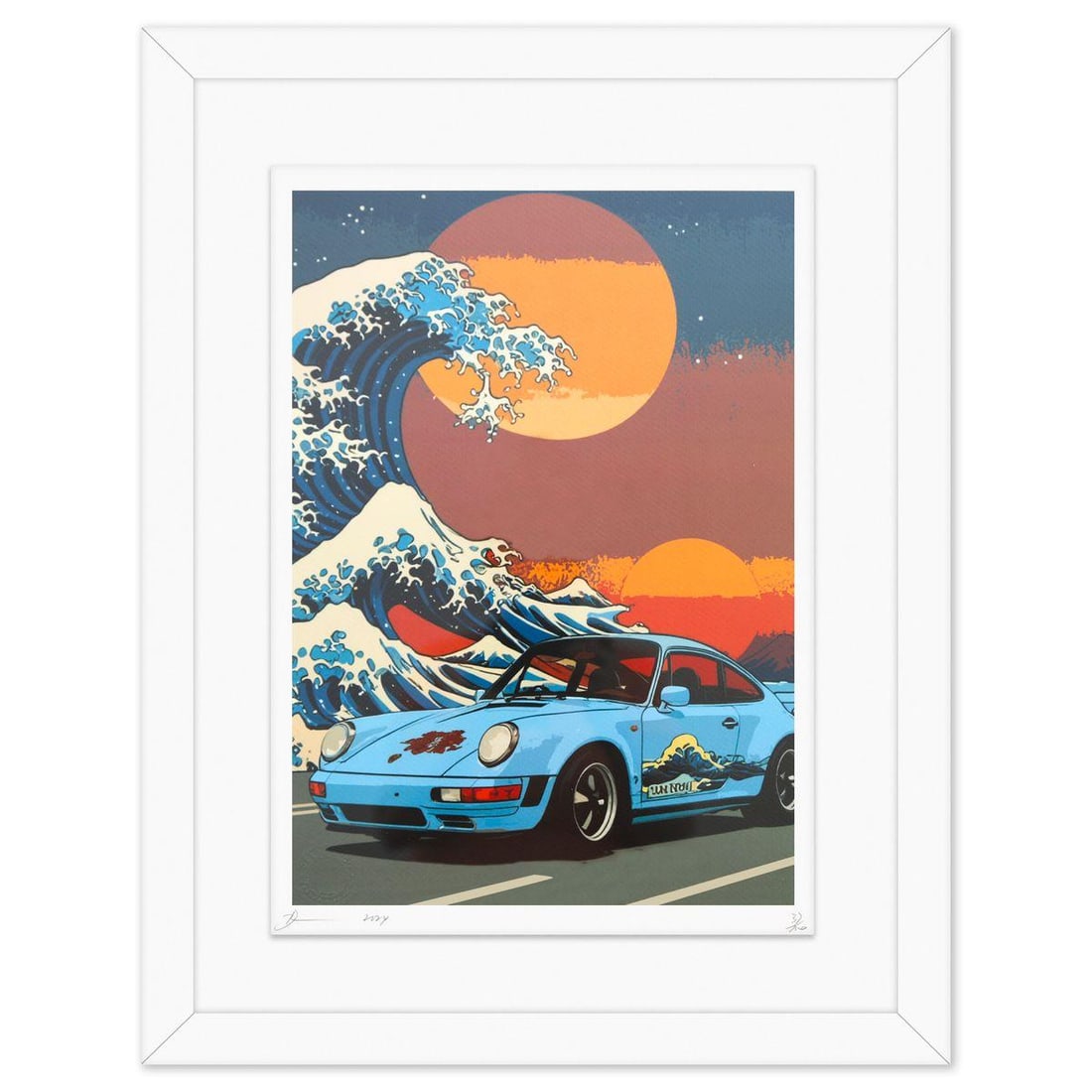 Death NYC- Fine art Print: Artist: Death NYC. Medium: Fine art Print. Size: 18" x 12". Measures approx. 24" x 19" (framed). Signature: Hand signed and numbered. Certificate of Authenticity: Is included. Reference#: 49206.