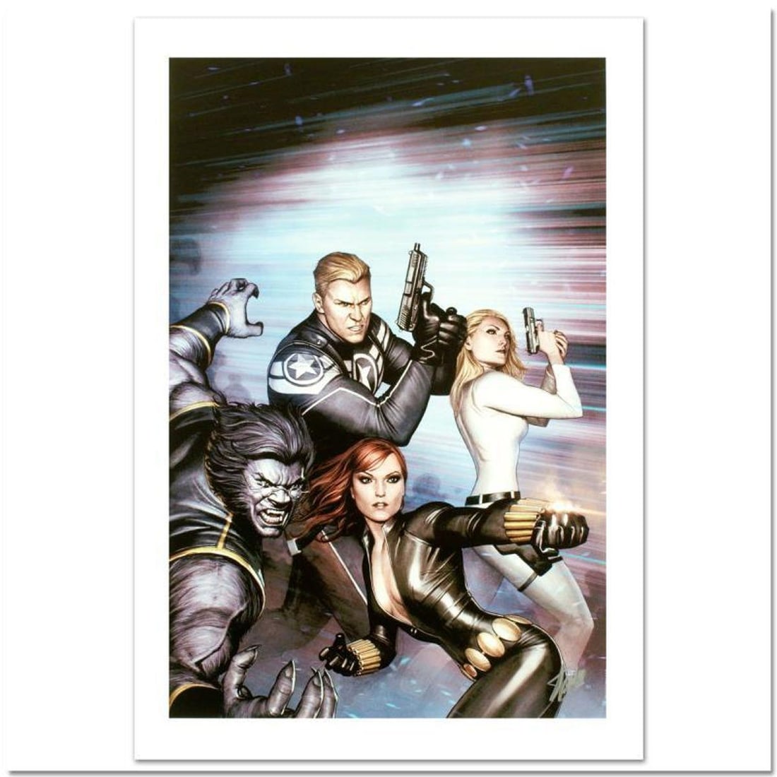 Stan Lee Signed, Marvel Comics "Secret Avengers #13" Limited Edition Canvas, Numbered 3/99 with (1 of 2)