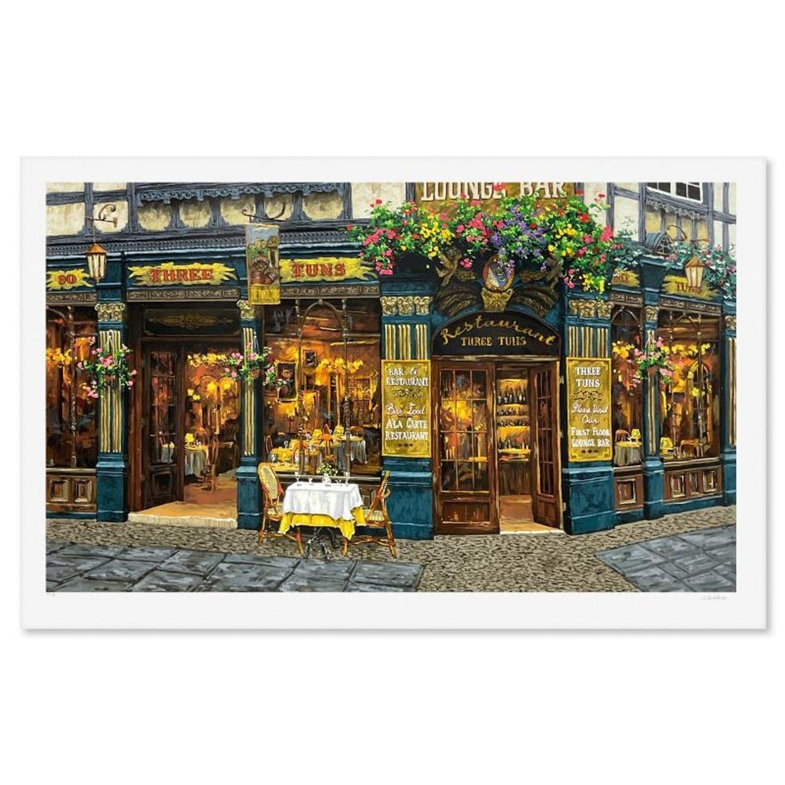 Viktor Shvaiko, "London for Two (White)" Limited Edition Printer's Proof Serigraph (30" x 50"), (1 of 2)