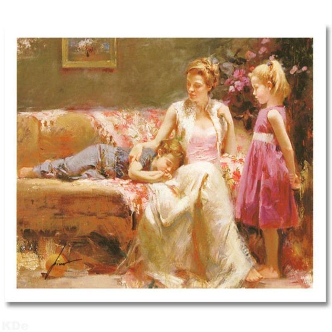 Pino (1939-2010) "A Time To Remember" Limited Edition Giclee. Numbered and Hand Signed; Certificate: A Time To Remember is a limited edition giclee on paper by Pino (1939-2010). The piece comes numbered and is hand signed by the artist. Includes Certificate of Authenticity. Measures approximately