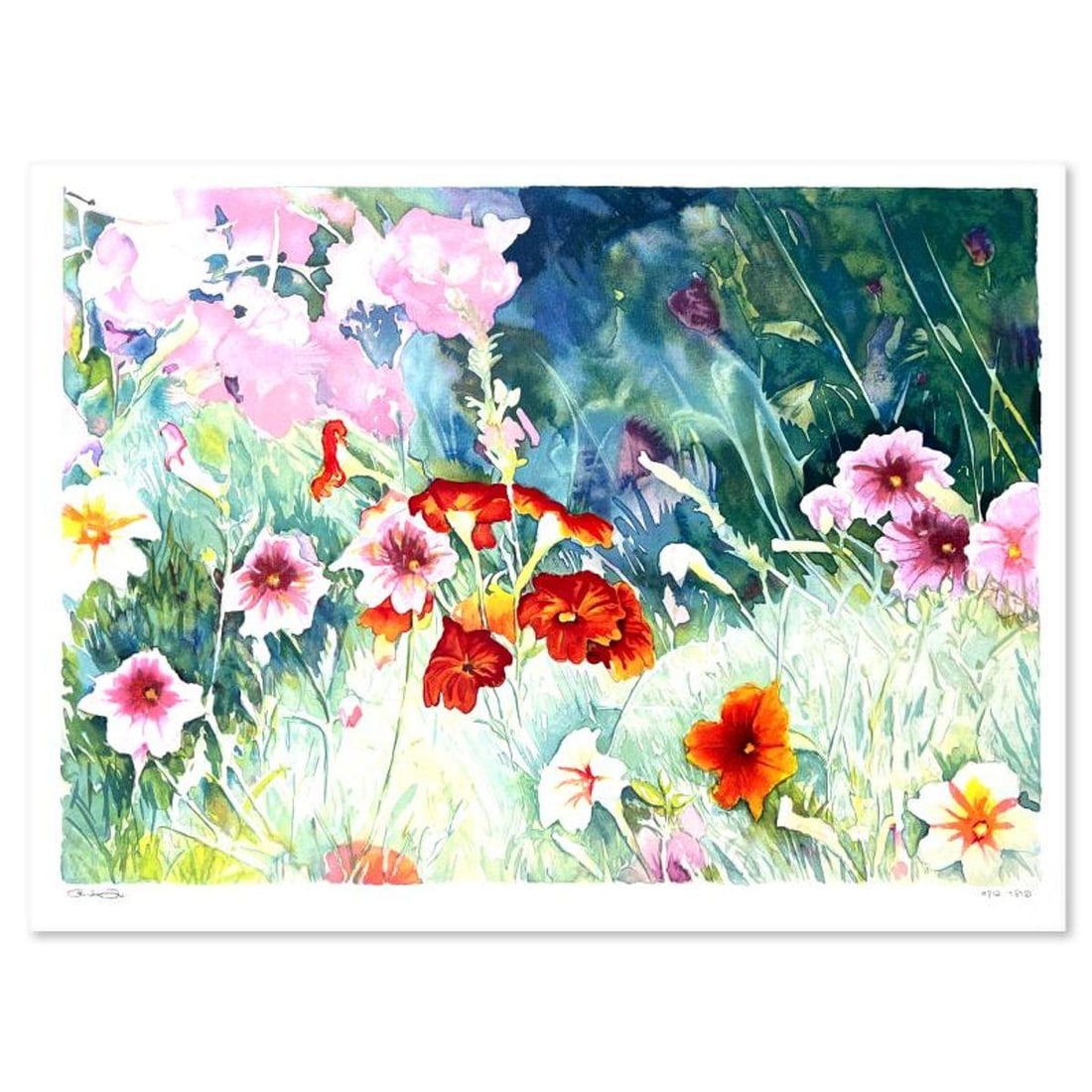 Perla Fox, Hand Signed, Numbered Limited Edition Serigraph with Letter of Authenticity.: This is a limited edition serigraph on paper by Perla Fox. The piece comes hand signed by the artist, numbered, and with a letter of authenticity. Measures approximately 20" x 28.5". Reference#: 90538