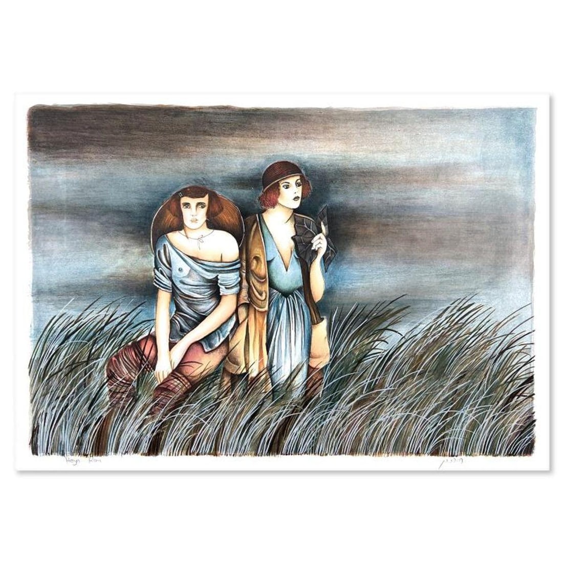 Haya Ran, "Expectation" Hand Signed, Numbered Limited Edition with Letter of Authenticity. (1 of 1)