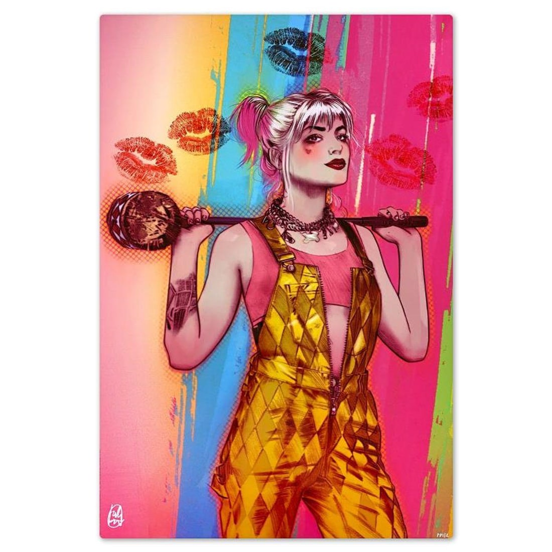 DC Comics & Tula Lotay, "Birds of Prey: Harley Quinn" Limited Edition on Aluminum, PP Numbered 1/2: "Birds of Prey: Harley Quinn" is a limited edition giclee on aluminum from DC Comics and Tula Lotay, PP numbered 1/2 and bearing the authorized signature of the artist. Includes Letter of Authenticity