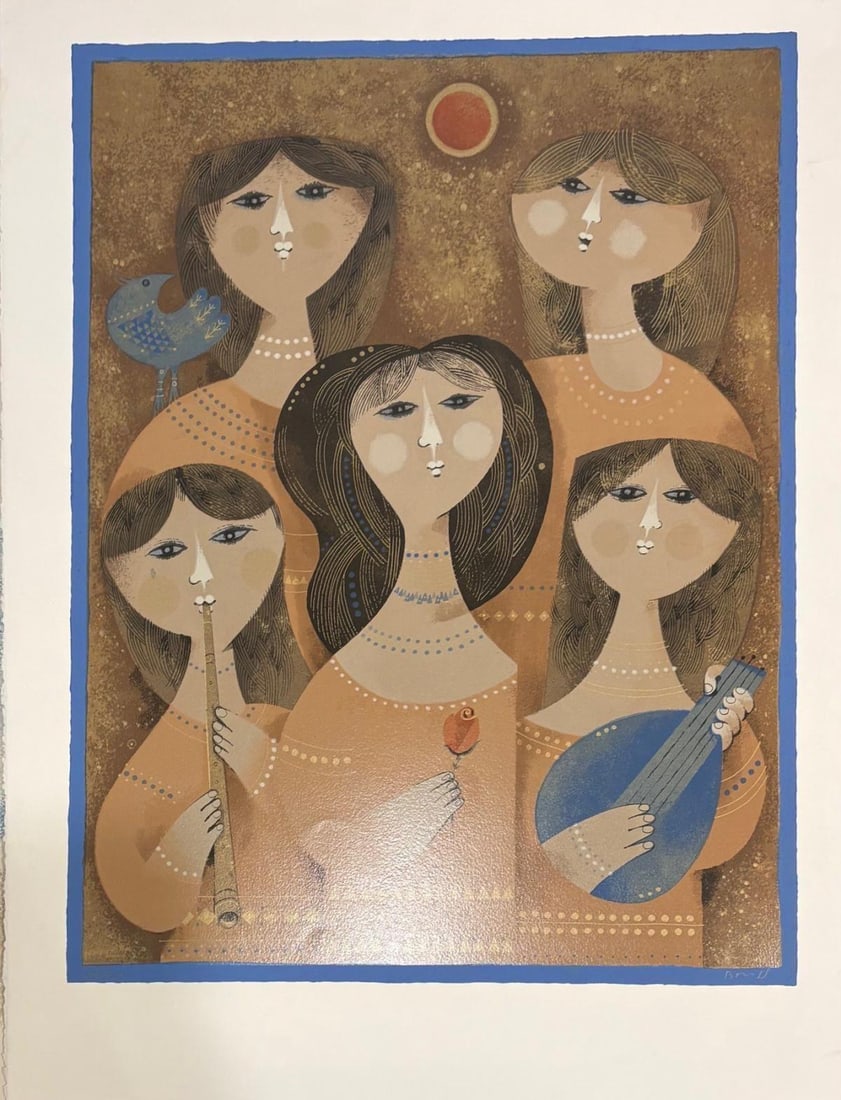 Sammy Briss- Lithograph on paper: Artist: Sammy Briss. Medium: Lithograph on paper. Size: 24" x 20". Signature: Hand Signed and numered. Reference#: 94165.