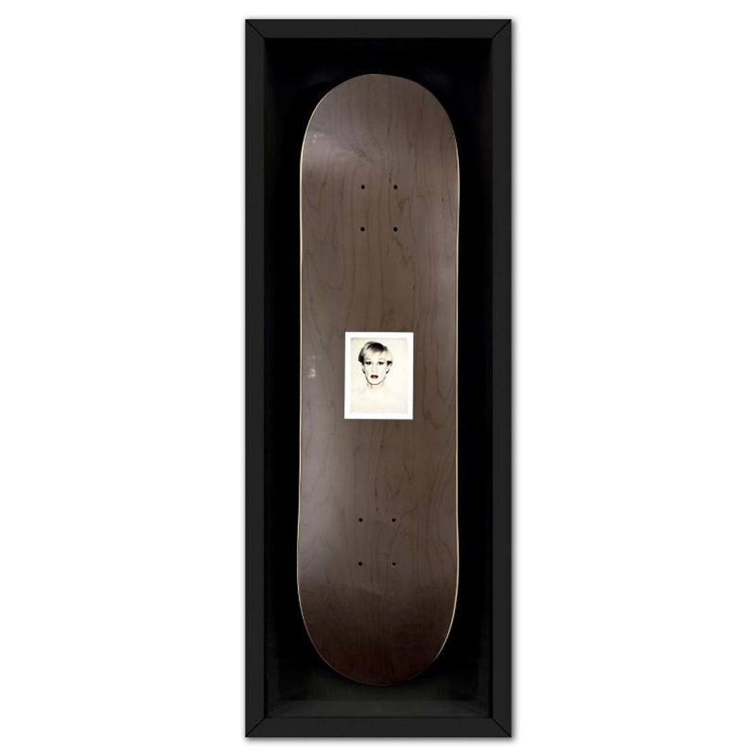 Andy Warhol (1928-1987), "Self-Portrait (Grey)" Framed One-of-a-Kind Unique Edition Skateboard, (1 of 2)