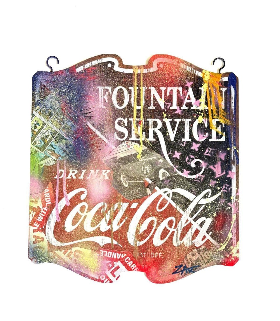 E.M ZAX- 1/1 unique wood wall hanging sculpture (1 of 1)