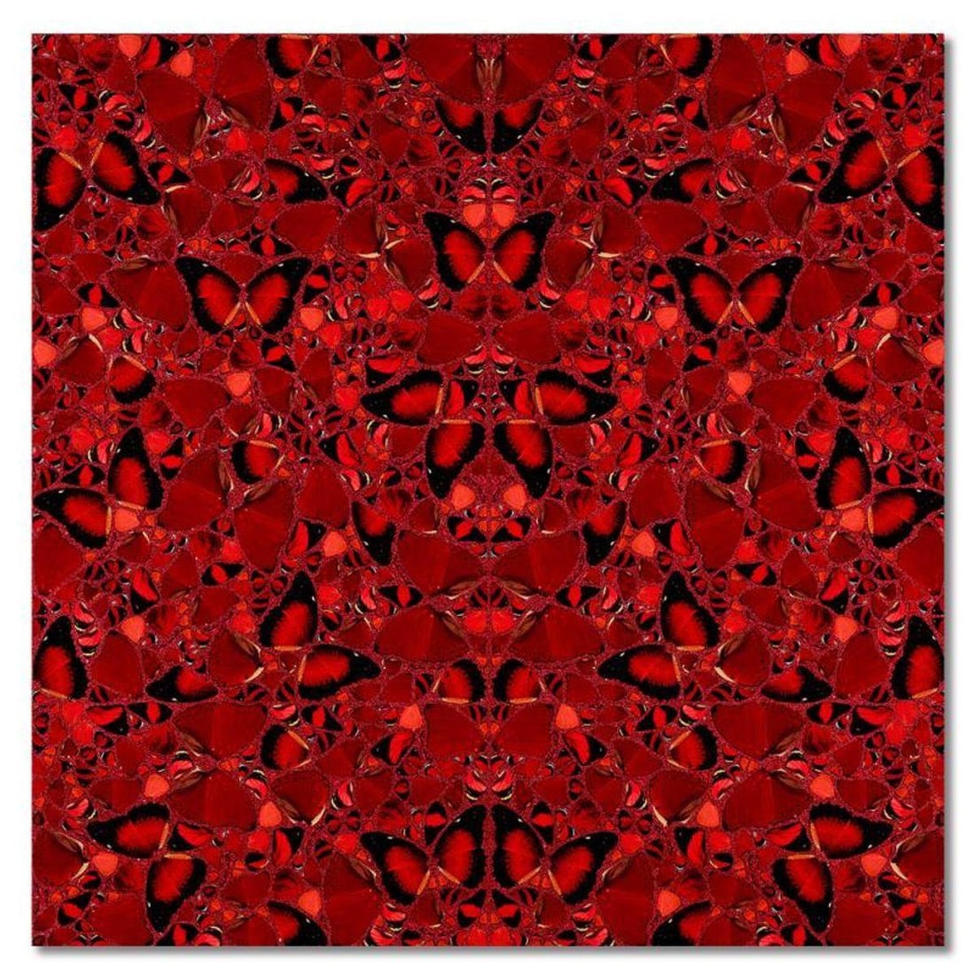 Hirst, Damien- Mixed Media "The Empresses (H10-3 Theodora)": Artist: Hirst, Damien. Medium: Mixed Media. Title: The Empresses (H10-3 Theodora). Size: 39" x 39".