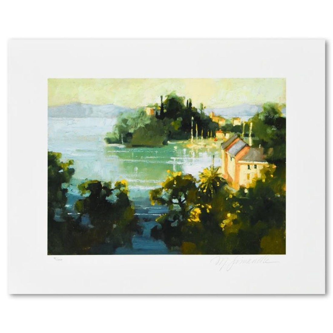 Marilyn Simandle, "Bellagio" Limited Edition, Numbered and Hand Signed with Letter of Authenticity. (1 of 2)