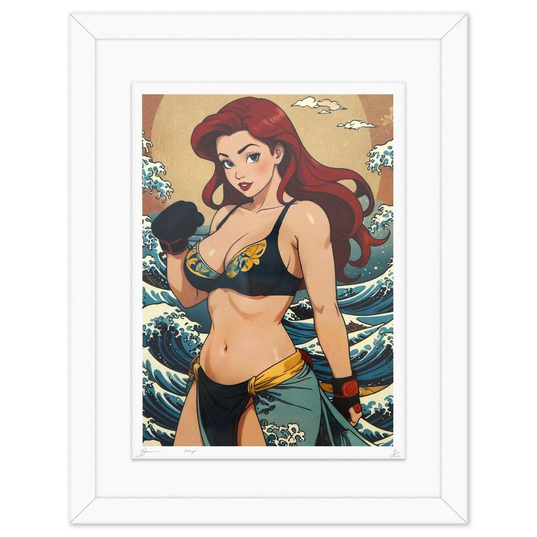 Death NYC- Fine art Print: Artist: Death NYC. Medium: Fine art Print. Size: 18" x 12". Measures approx. 24" x 19" (framed). Signature: Hand signed and numbered. Certificate of Authenticity: Is included. Reference#: 49198.