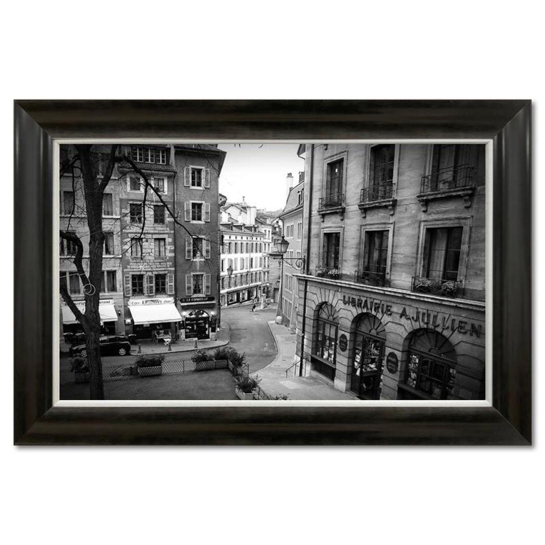 Misha Aronov, "Geneva" Framed Limited Edition Photograph on Canvas, Numbered and Hand Signed with: Geneva is a limited edition giclee on canvas by photographer Misha Aronov, numbered and hand signed by the artist. The piece comes custom framed and includes Letter of Authenticity. Measures