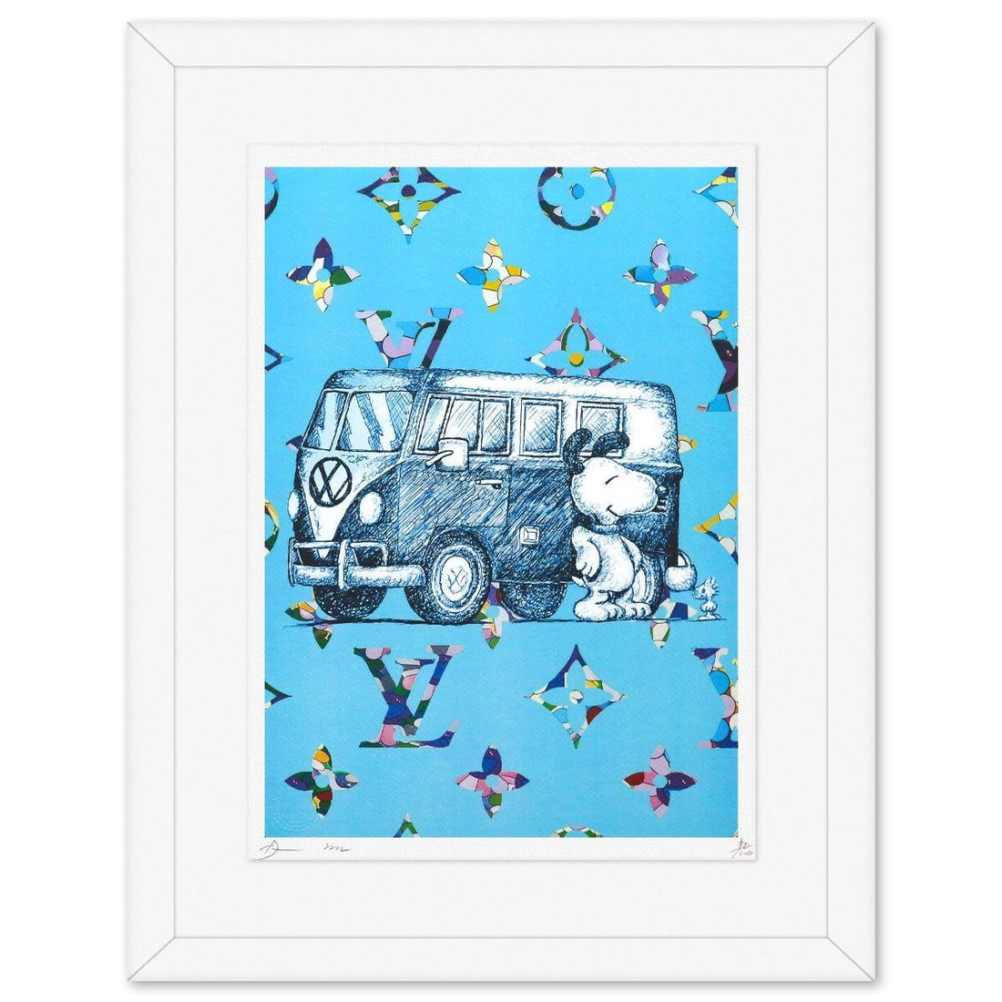 Death NYC- Fine art Print: Artist: Death NYC. Medium: Fine art Print. Size: 17.5" x 12". Measures approx. 24" x 18.5" (framed). Signature: Hand signed and numbered. Certificate of Authenticity: Is included. Additional: Paper: F