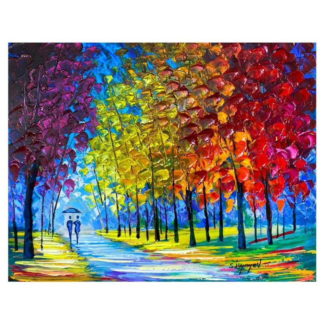 Slava Ilyayev, Hand Embellished Limited Edition Serigraph on Board, Numbered and Hand Signed with (1 of 2)